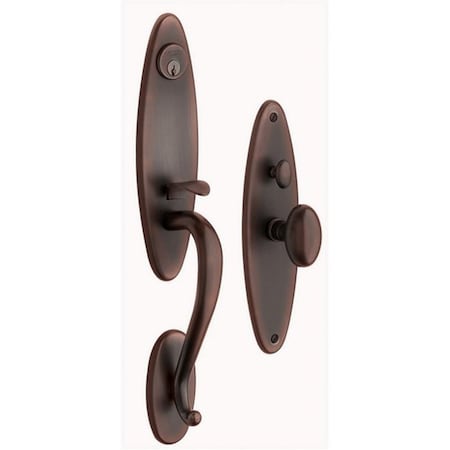 Baldwin Double Cylinder Entry Handlesets Venetian Bronze 6573.112.DBLC